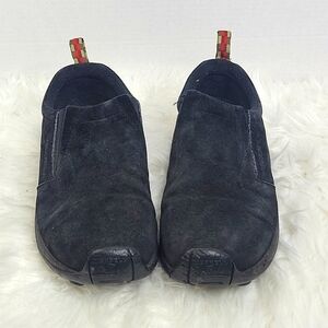 MERRELL‎ Men's Jungle Moc Black Suede Trail Hiking Walking Shoes Size 9.5